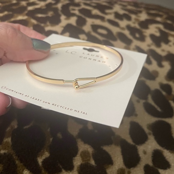 LC Lauren Conrad Gold Bangle Bracelet - Picture 6 of 6